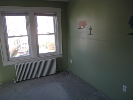 The third bedroom, a nursery.