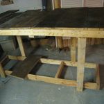 Picked out some 1x12 boards to lay across the top (and bottom) as a tabletop (and shelf). 