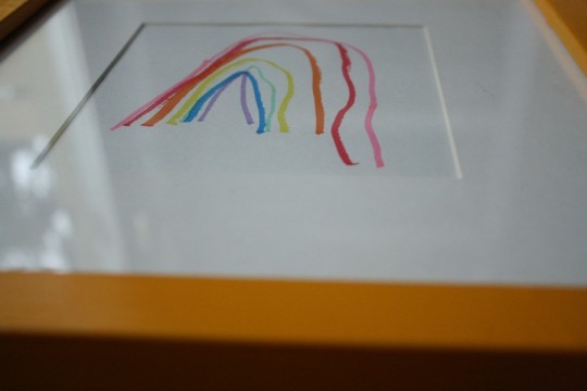 A little hand-drawn rainbow is sometimes all you need.