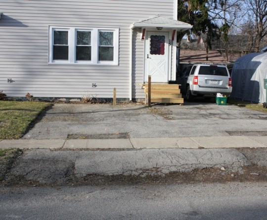 Driveway badness.