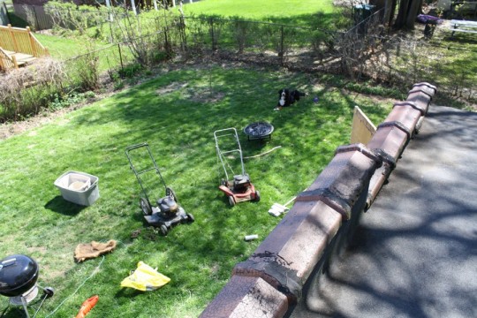 There's Cody. And yes, I own two lawn mowers because they were both free and one's super powerful but hard for me to start (hence I keep the puny easy-to-start one too)