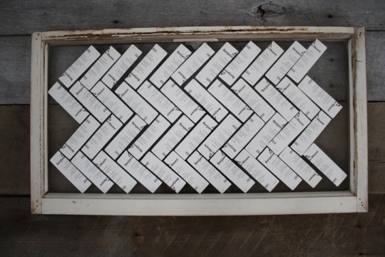 A first attempt at making the herringbone pattern in the allowable space.