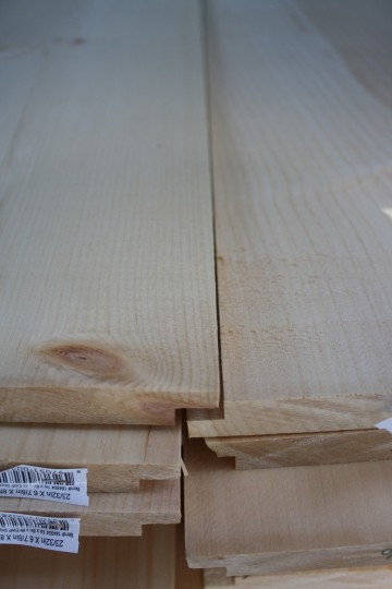 Shiplap overlap.