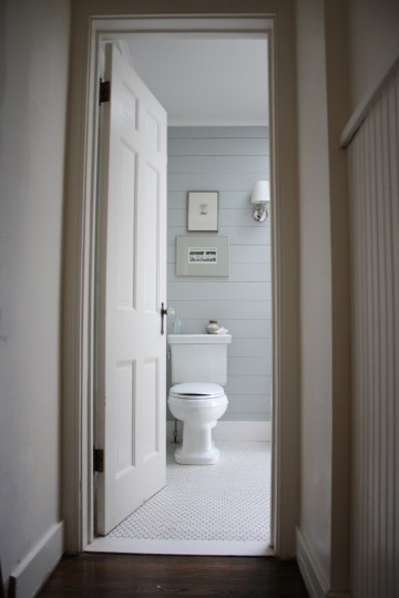 Shiplap bathroom: sneak peek!