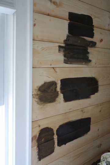 Stain sampling.