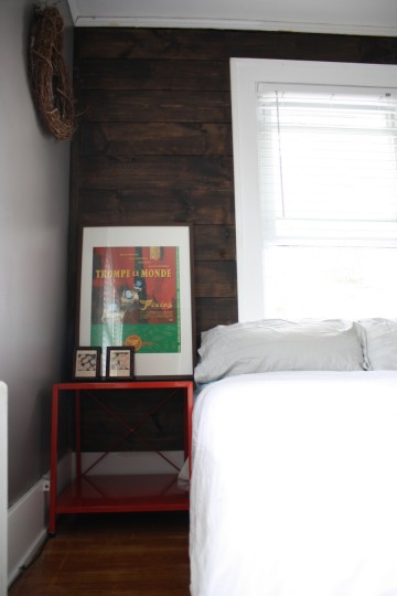Shiplap wall and Harvey Lobster table happies!