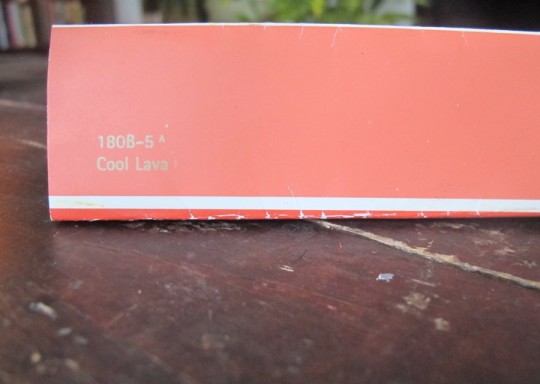 Cool Lava by Behr. Awesome.