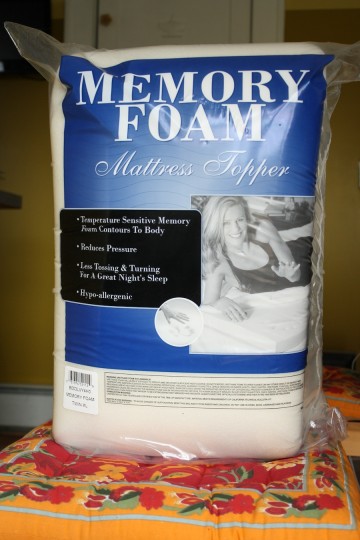 Memory Foam for the dog bed.