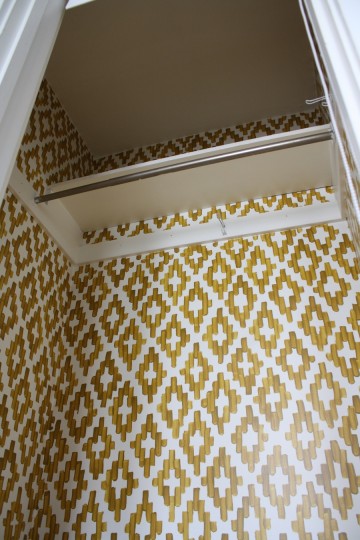 Ikat closet happiness.