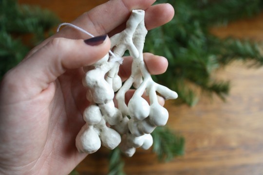Porcelain ornament by Amber Perrodin.