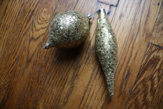 Gold sparklies.