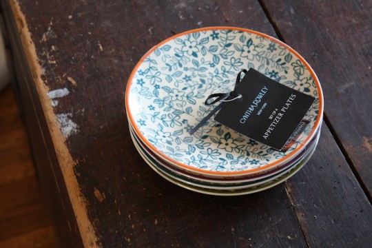 Dessert plates.