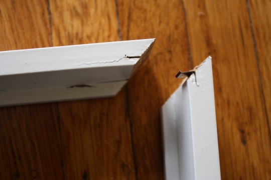 Whomp, whomp. Broken IKEA frame. Whomp, whomp. Broken IKEA frame.