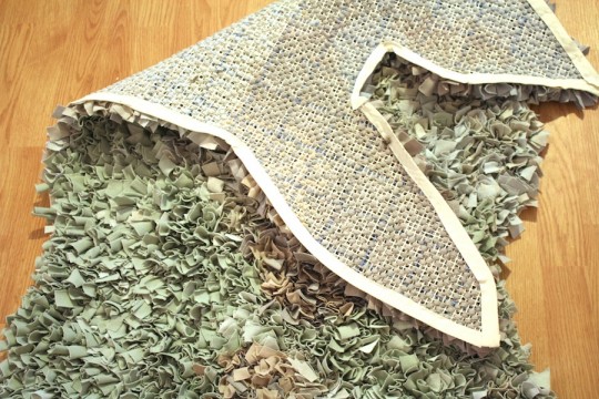 Bear rug binding, done.
