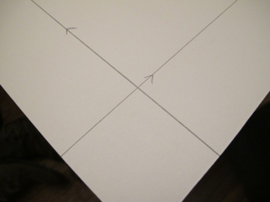 I started by creating a 2" border on the edge of the mat. I started by creating a 2" border on the edge of the mat.