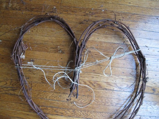 Bound together, the heart is taking shape.