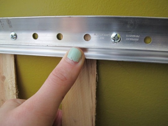 Putting shims behind the wall-mounted french cleat. Putting shims behind the wall-mounted french cleat.
