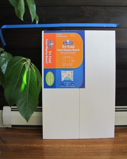 Elmer's foam core board. Elmer's foam core board.