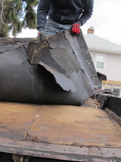 Oops, roof damage!