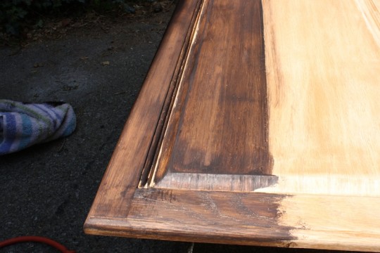 Test stain trial #1.