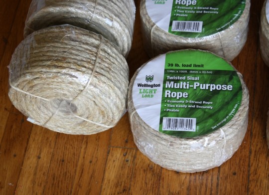 Sisal x 6, ordered from amazon.com.