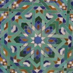 Tiles at the Hassan II Mosque, Casablanca, Morocco.