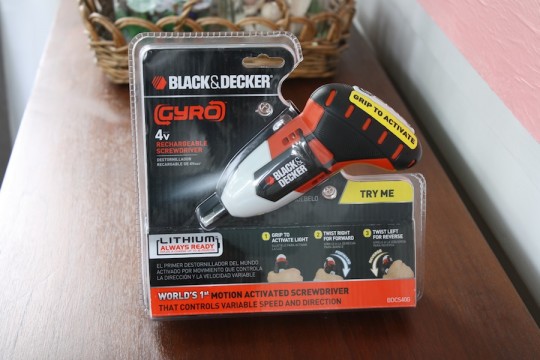 Hello, little Black & Decker GYRO. You make my year.