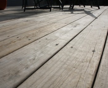 Deck staining decisions.