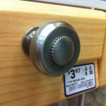 Lowe's drawer knob! Choice #1.