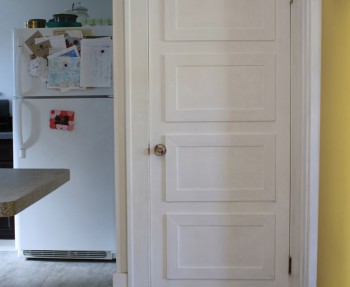 A DIY basement door repair and makeover.