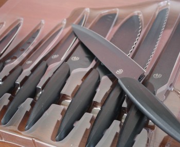 Fab black knives by Gela.