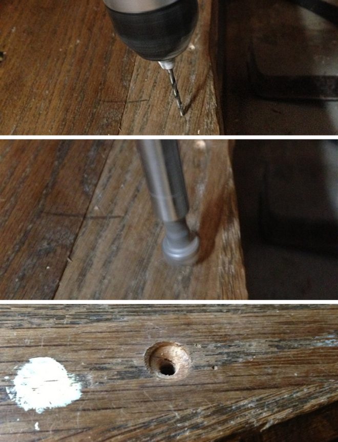 How to countersink a screw. How to countersink a screw.