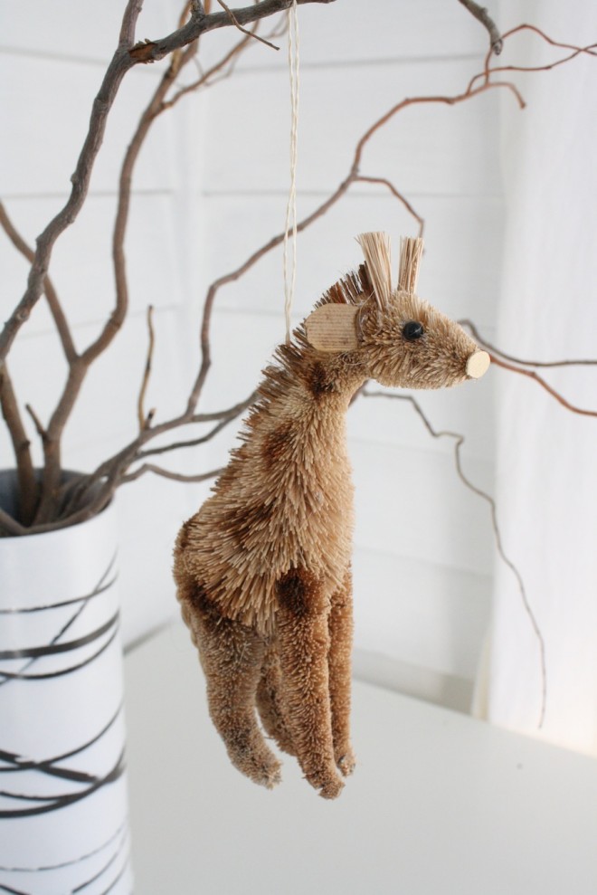 Giraffe ornament from mom. Giraffe ornament from mom.