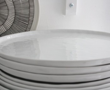 Plate from the Mercer collection at Crate & Barrel.