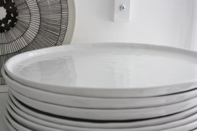 Plate from the Mercer collection at Crate & Barrel.