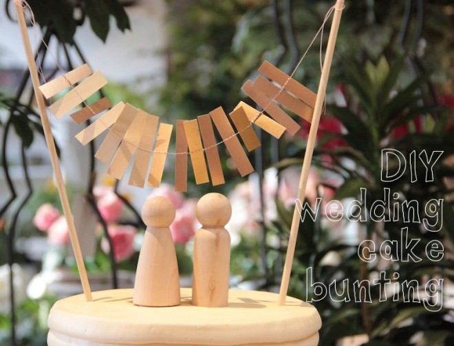 Make a wedding cake topper for <$5.