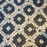 Basalt Mosaic Sidewalks in the Azores.
