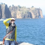 Me, enjoying the view in the Azores.