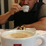 Normal man, little mug, or big man, normal mug?